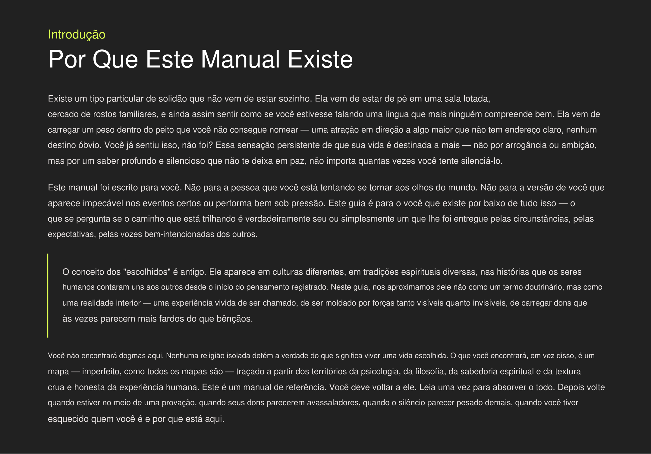 GUIA SAGRADO DOS ELEITOS: Manual Completo da Sua Missão