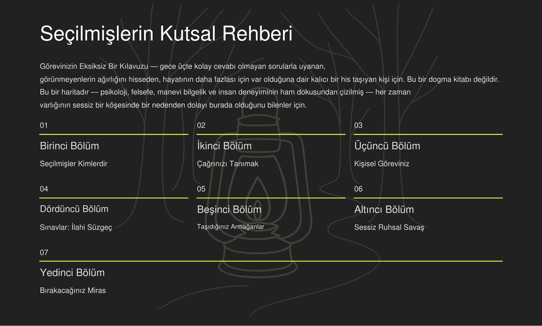 SEÇİLMİŞLERİN KUTSAL REHBERİ: Görevinin Eksiksiz El Kitabı